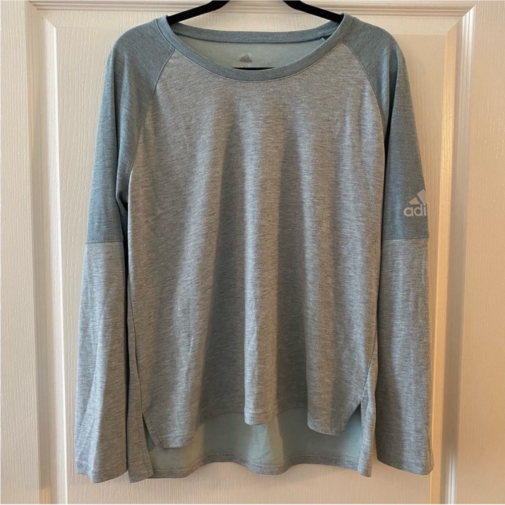ADIDAS Women's Climalite Performer Cover-Up Long Sleeve Activewear Top - XL